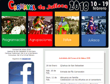 Tablet Screenshot of carnavaldejuliaca.com